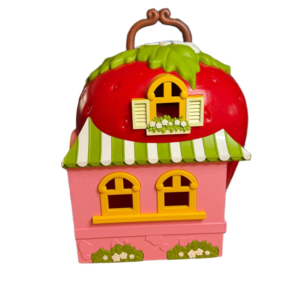 Strawberry Shortcake Berry Happy Home Playset Vintage 2003 Carry Case Toy